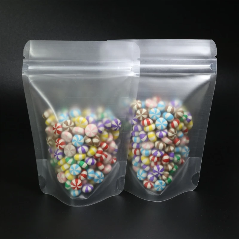 PE Packaging Bags Zipped Lock Reclosable Plasti Thick Transparent Small Zip lock Plastic Bags