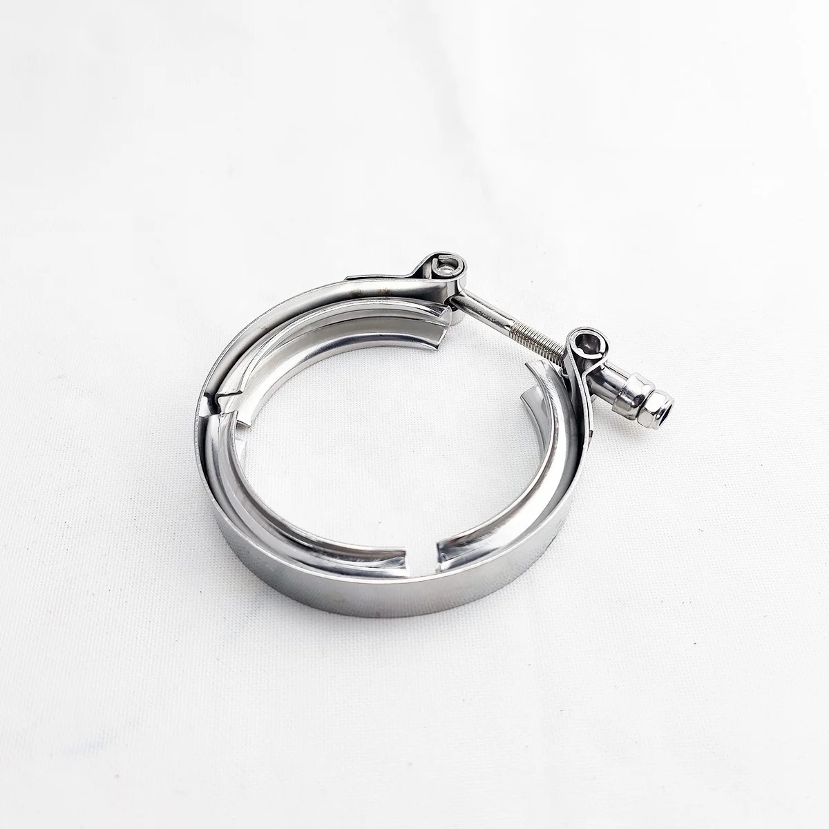 304 316 Stainless Steel V Band Hose Clamps with Flange Turbo Coupling V Band Clamps for Petrol Engine Exhaust Pipe Joints