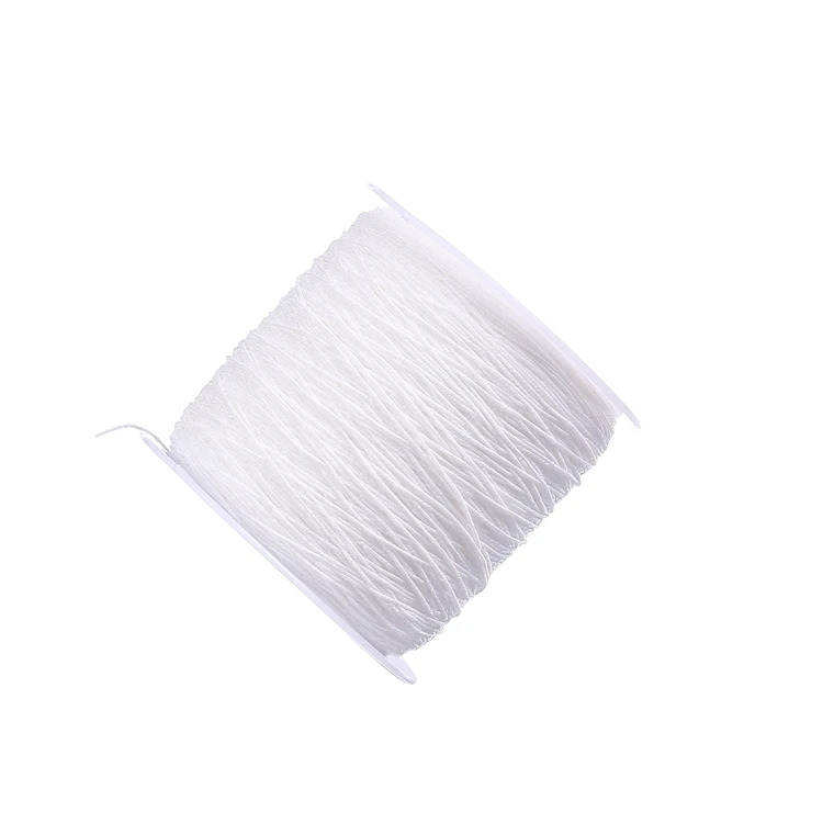 0.3mm Thin round elastic cord braided elastic stretch strap cord for sewing Elastic cord Sewing Elastic Thread