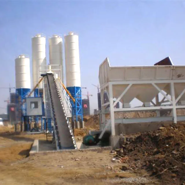 
75m3/h mobile concrete batching plant price cement concrete batching plant ready mixed concrete plant 