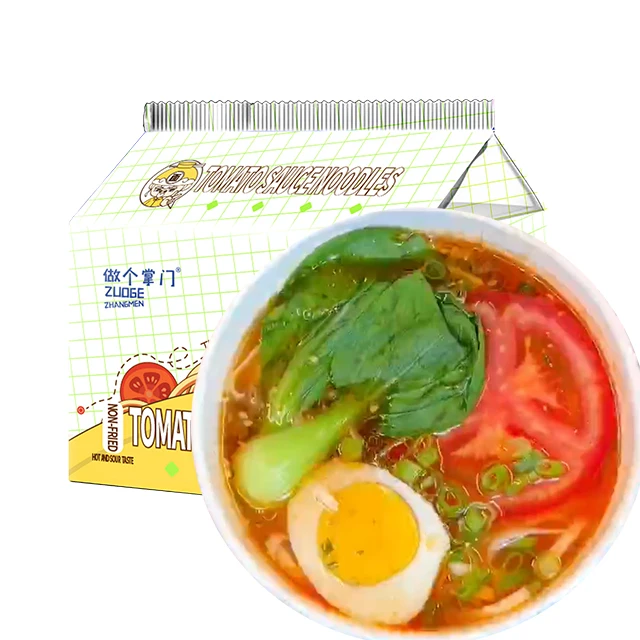 tomato ramen Healthy Delicious Nutrition halal ramen instant Hot and sour tomato noodles