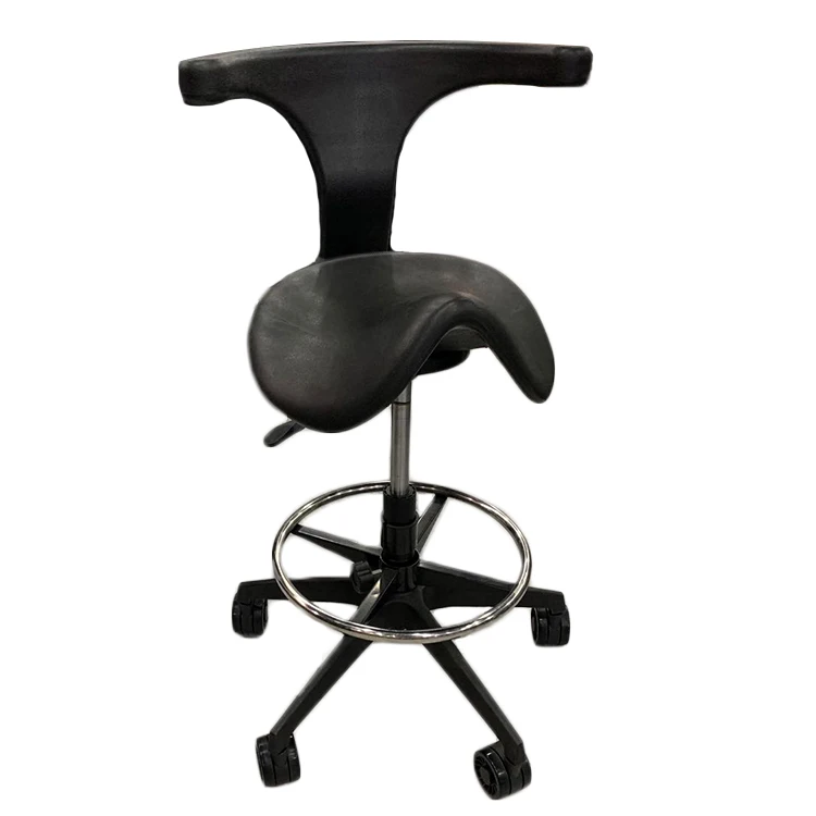 Adjustable Beauty Salon Styling Stool Barber Saddle Hair Transplant Chair Peidicure Manicure Chair with Wheels Salon Furniture