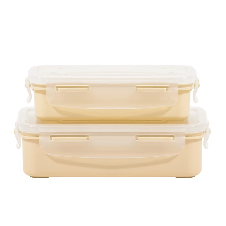 LATTLIV BPA Free Microwave Safe Airtight Food Containers Set Four Locks Food Storage Container with Lid