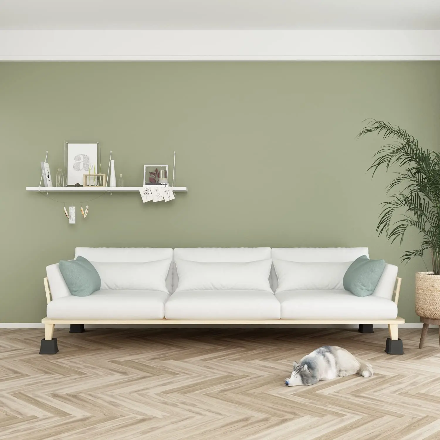 Bed Risers Heavy Duty Furniture Risers for Bed Frame Couch Desk Chair