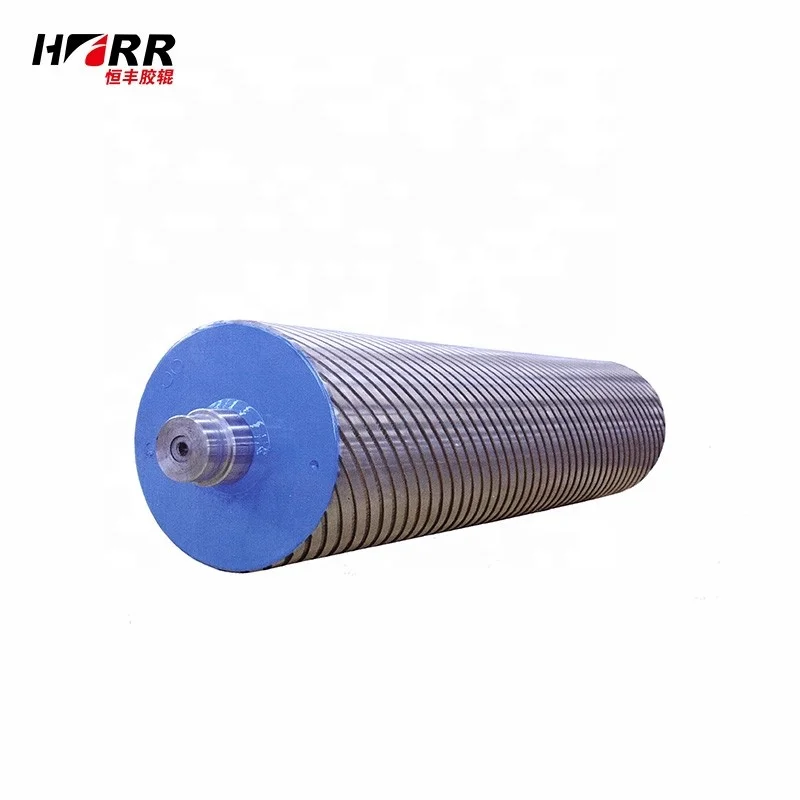 heavy duty motor drum drive roller  rubber steel roller for mining belt conveyor system