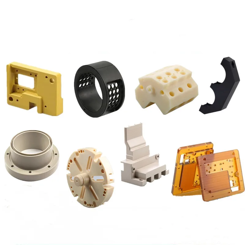 CNC Machining Lathe Processing Nylon HDPE PTFE POM Engineering Plastic Products
