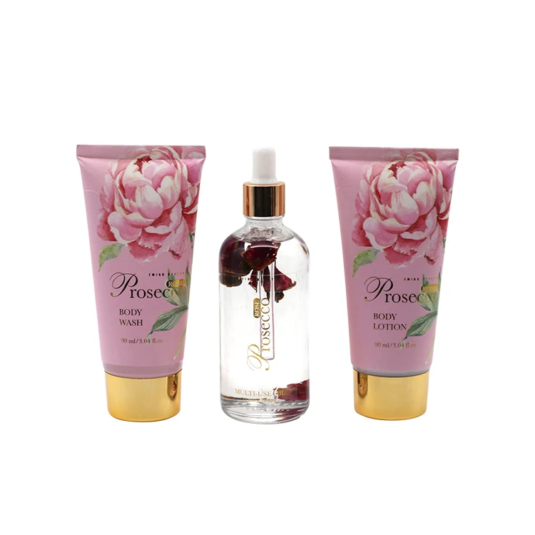 Дорожная косметичка Oem розовая настоящая Роза для спа-ванны, масляной ванны, подарочный набор для тела