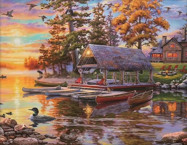 wholesale full drill rhinestone scenery wholesale cheap in stock full diy art diamond painting