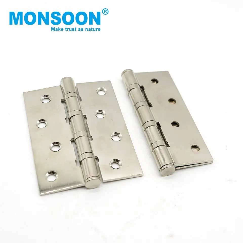 Heavy Duty Gate Corner flush Cabinet Stainless Steel Lash hinge invisible 180 degree hidden door hinges