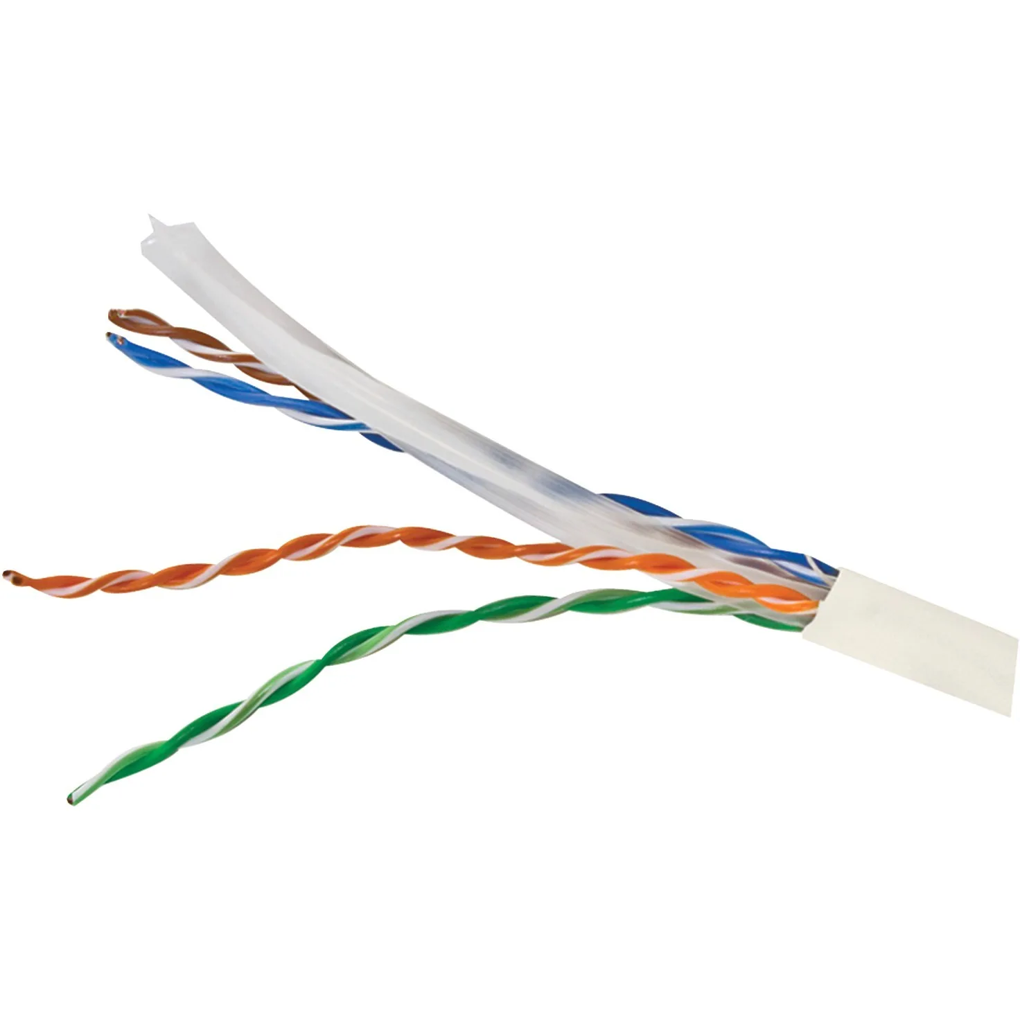 Bulk cable cat6 8 pair solid CCA CAT6 UTP lan cable