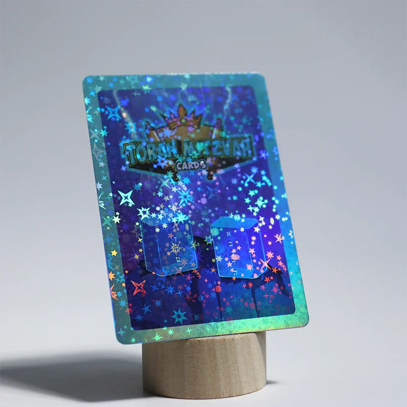 China Supplier Education Cardboard Card Game High Quality Custom Printing holographic trading card