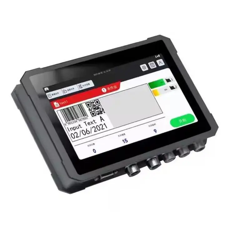 Automatic Code Jet Printer Date Batch Number Packaging Plastic Bag Assembly Line Inkjet Printing