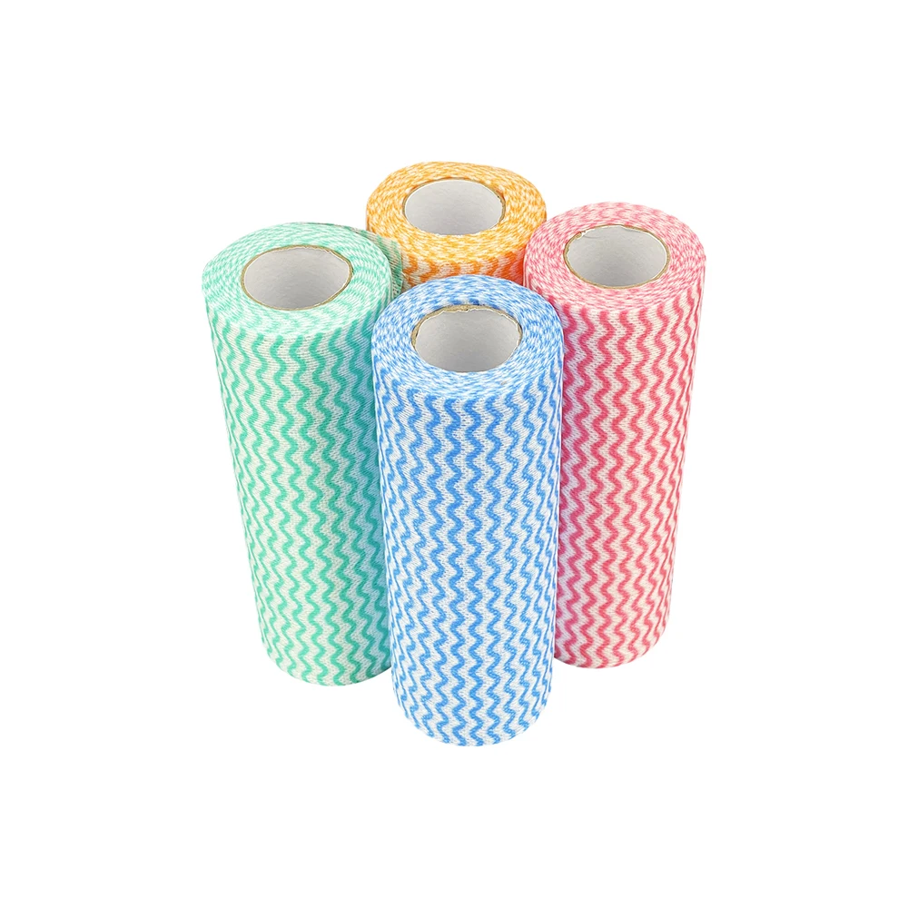 Wholesale Household Lazy Wiping Rags Disposable Cleaning Dish Towels Nonwoven Kitchen Dish Cloth