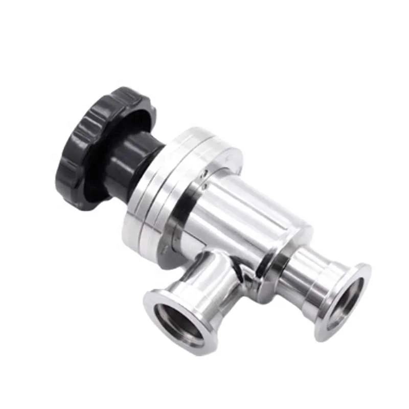 High Vacuum Quick Ball Valve Baffle valve KF series KF16 KF25 KF40 KF50 Vacuum Angle Valve Manual Vacuum Angle Sear