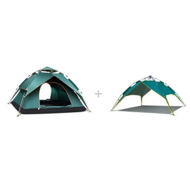 Автоматическая выдвижная армейская Водонепроницаемая кемпинговая палатка на 3-4 человек
