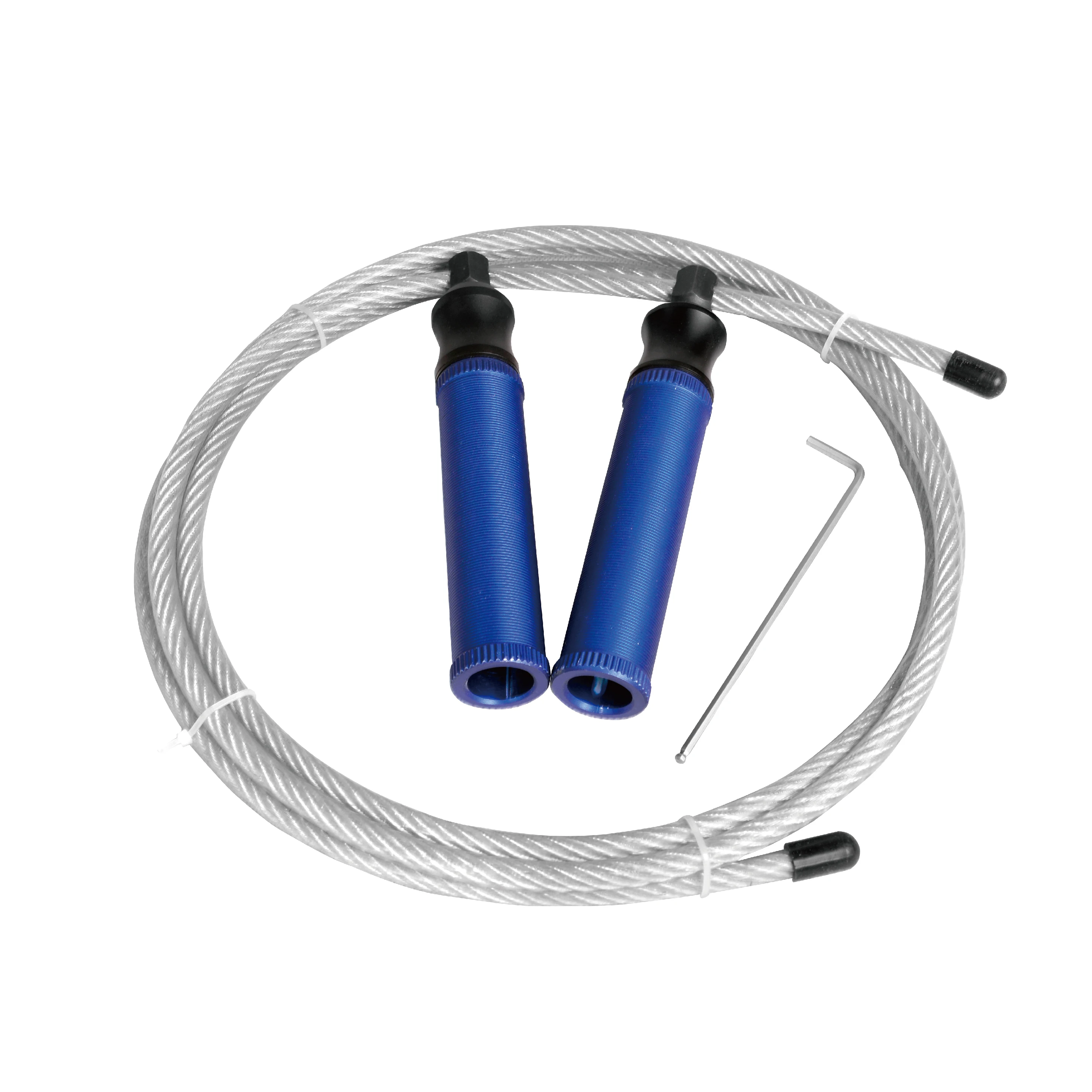 Competitive jump rope speed pvc coated steel wire skipping jump rope
