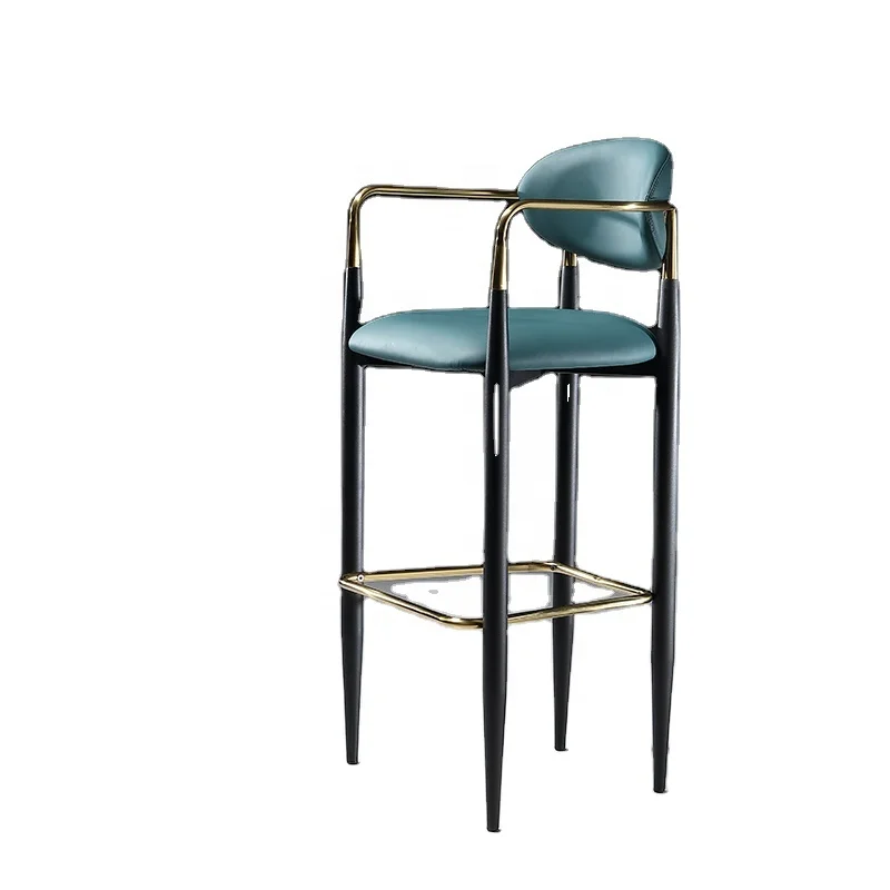 Modern velvet Bar Stool chair Furniture for Hotel Restaurant Bar home bar chair