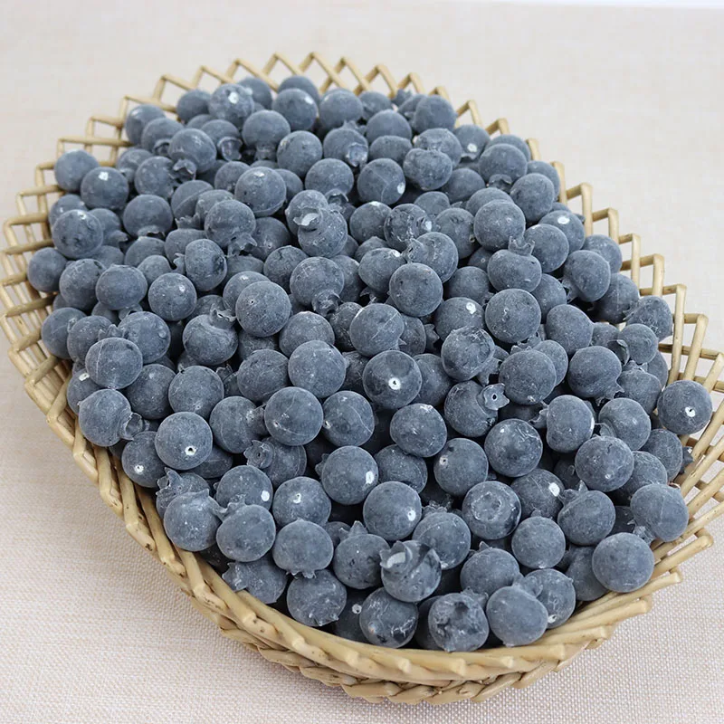 Realistic Artificial Blueberry String Lifelike Fruit Decor for Home Artificial Blueberry Garland  Lifelike fruit decor