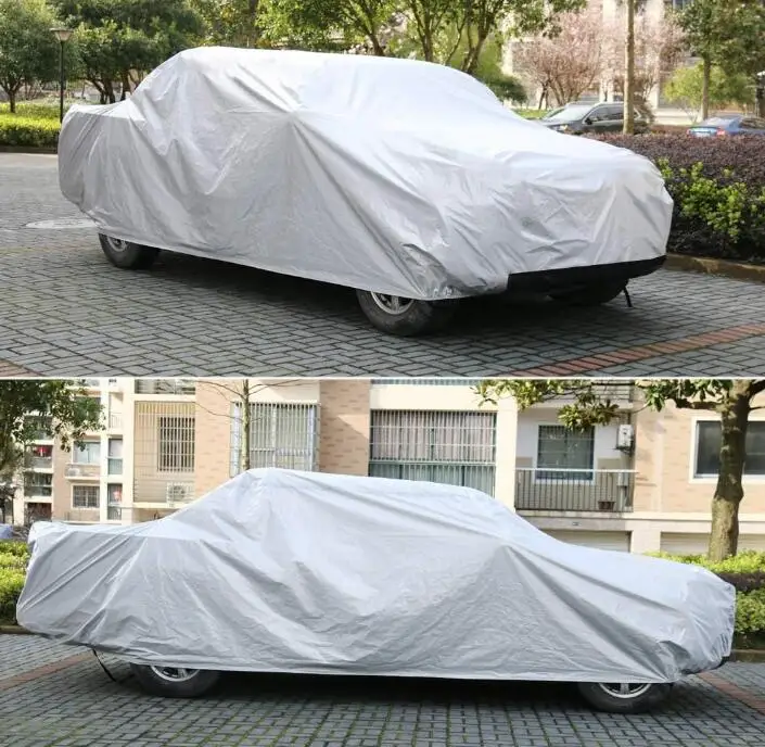 HOTO Outdoor Car Cover Waterproof Stock & Custom Size Wholesale 7 Seat Car Covers for Sale