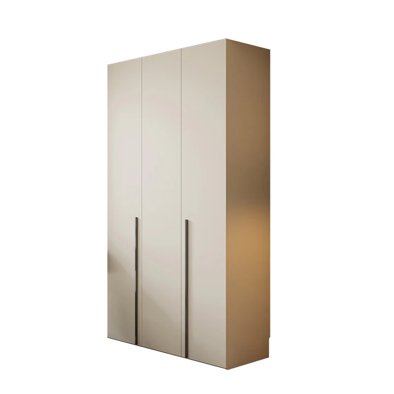 French Cream Armoire One Door To Top Bedroom Solid Wood Cabinet Master Bedroom Finished Desk Wardrobe One Piece Combination