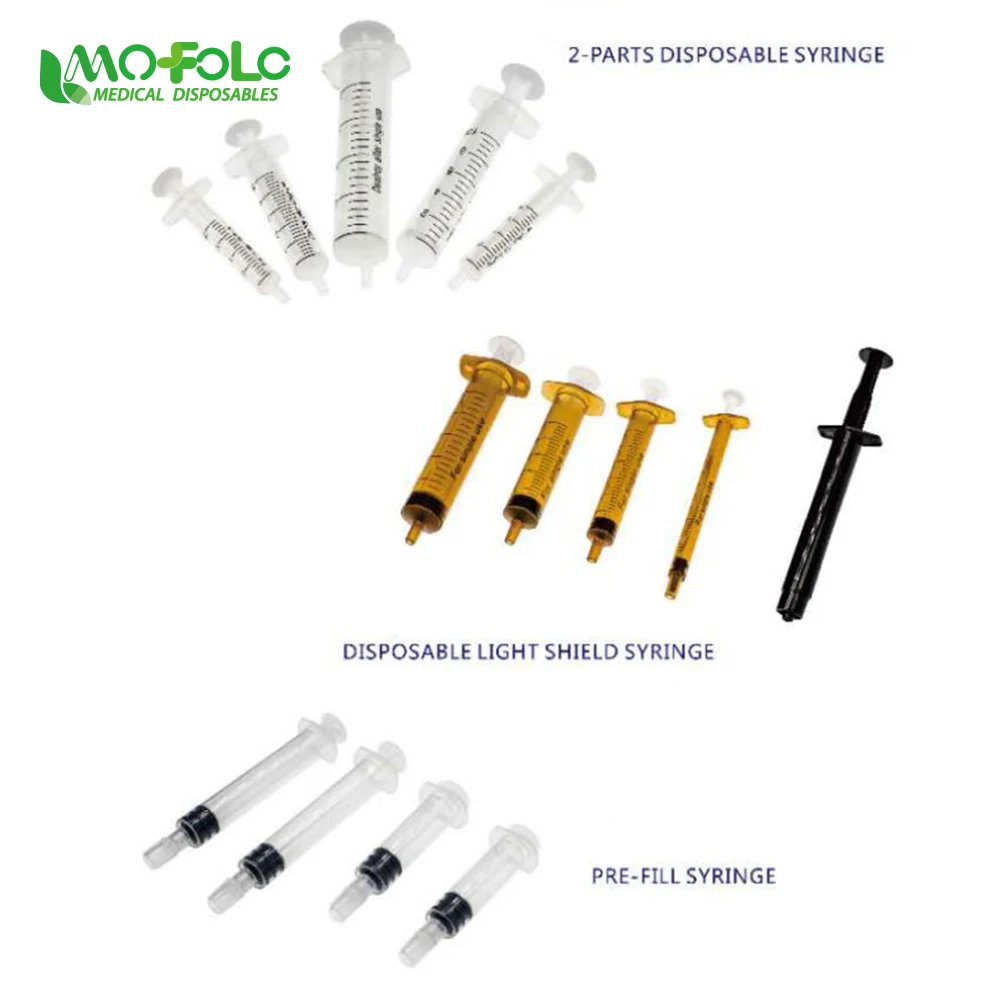 Медицинский цифровой шприц 1 мл, одноразовый шприц с иглой