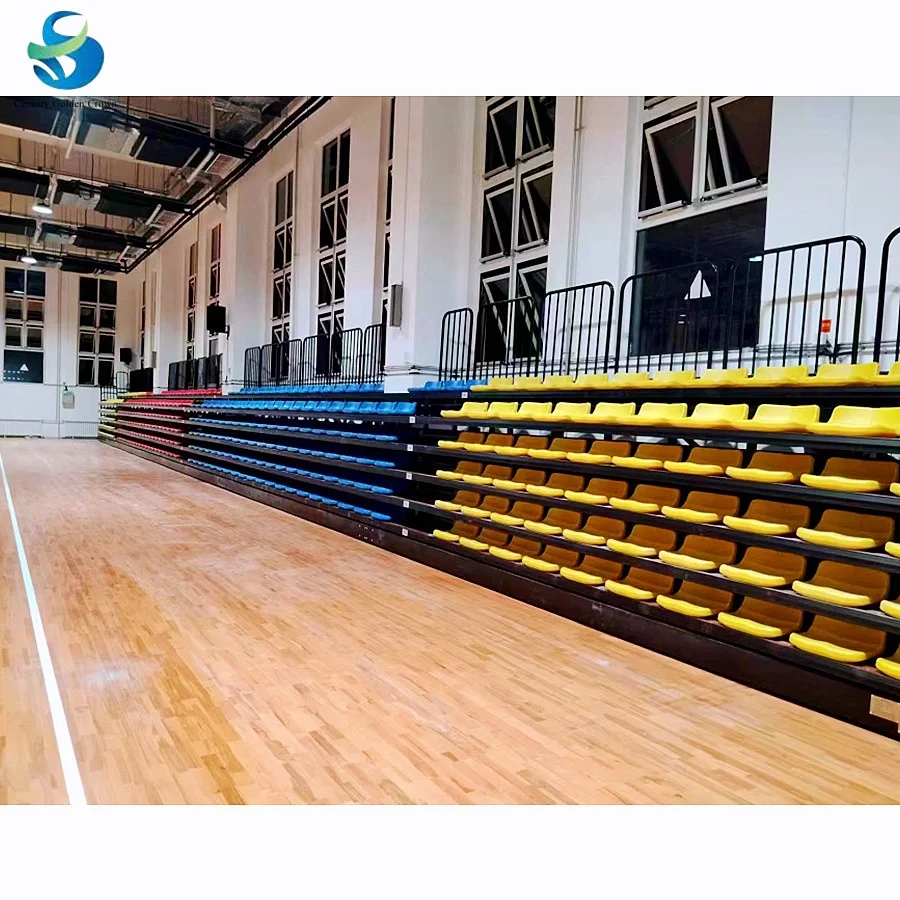 Best Price Low Backrest  Telescopic Bleachers Stadium Seats