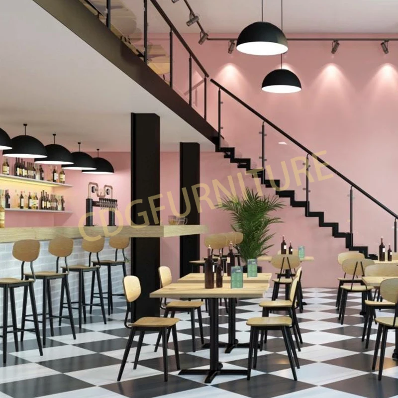 2023 Hot Sale Commercial Restaurant Bistro Furniture Chairs Modern Luxury Designer Stackable Cafe Shop Chairs