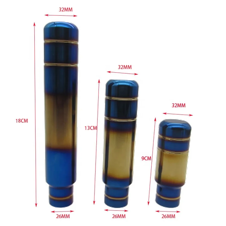 18cm 13cm 9cm Burnt Blue  Universal Non-slip Gear Shift Stick Knob Aluminum Alloy Shifter Knob Gear Shift
