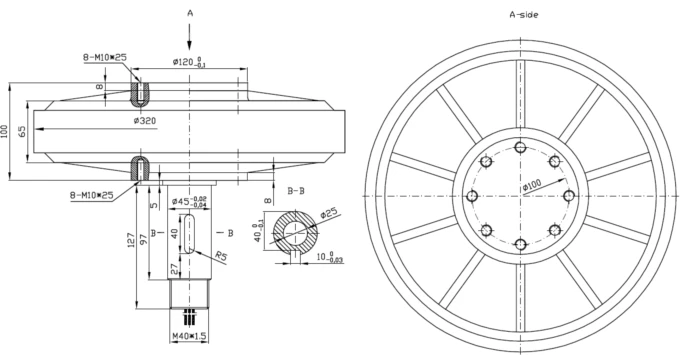 Custom 3kw 600rpm AC 3 Phase Low rpm PMG PMA Magnetic Energy Alternative Energy Generator Alternator