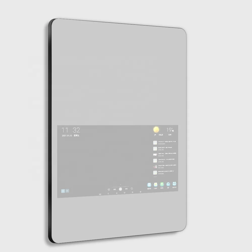 Bathroom use Android Magic Mirror smart mirror tv with display touch screen