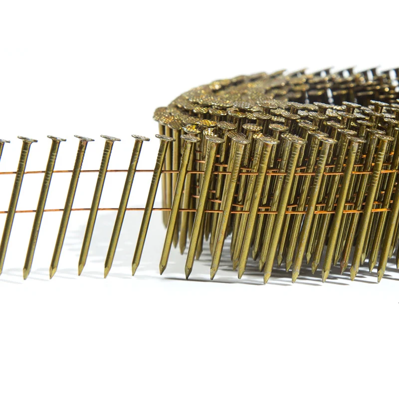 Best Quality Pallet Coil Nails for Sale 15 Degrees Wire Coil Nail farming collated coil nails