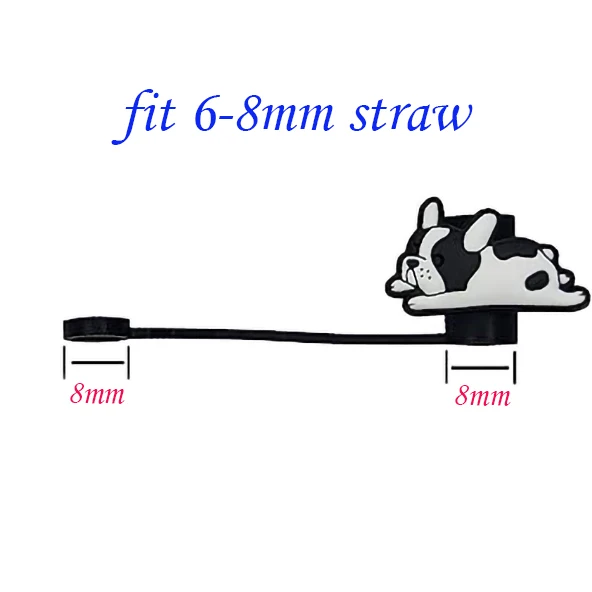 Super Mario Straw Cover Silicone 6-8mm Mold Rubber Straw Charms Topper for Tumbers Custom Mario Bros Straw Topper