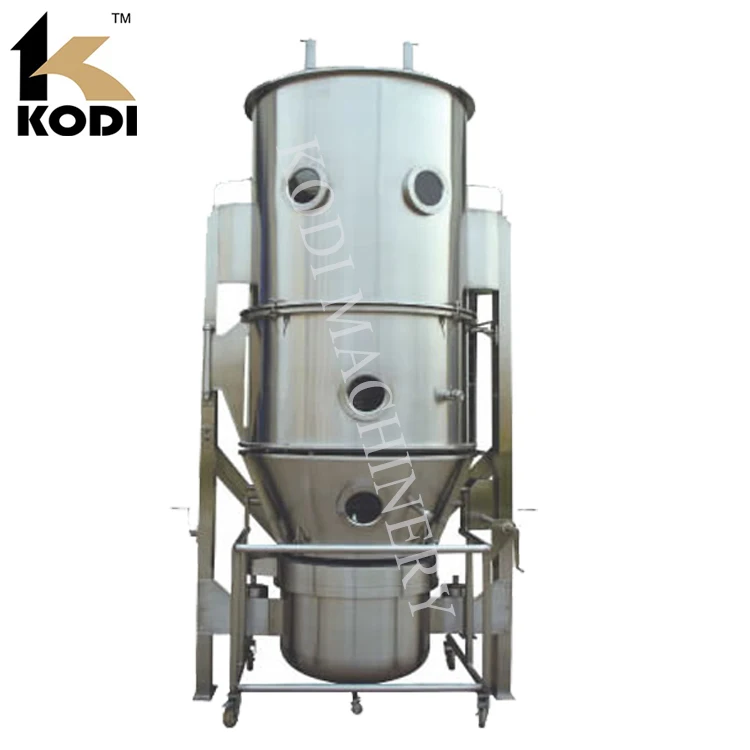 GFG Model High Efficiency Whey Protein Powder Fluid Bed Dryer Fluid Bed Drying Machine
