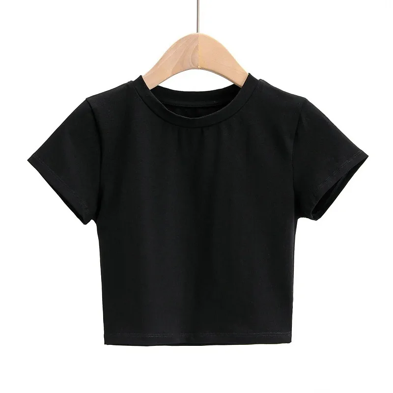 Women Letter Print Casual Short Sleeve T-Shirt Y2k Clothes Gothic Emo Girl Crop Top Streetwear Aesthetic Baby Tee Vintage