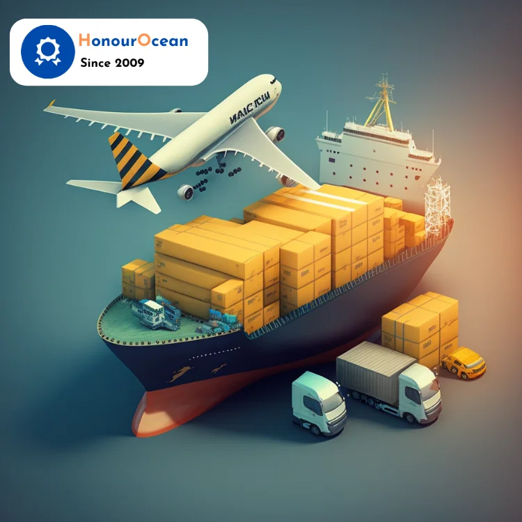 DHL DDP  Door To Door Air Sea Freight Forwarder Shipping Rates Shipping Agent China Yiwu Shenzhen To UK USA