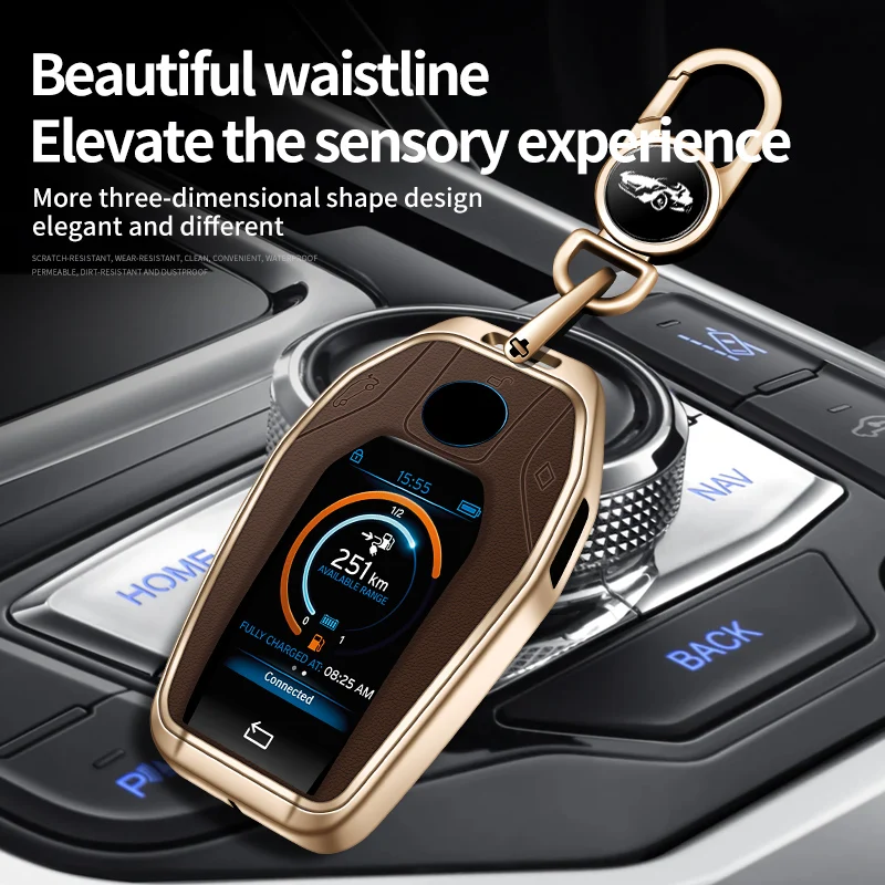Zinc Alloy Car Key Case For BMW G30 G12 G11 G32 G31 5 7 Series I8 I12 I15 G01 X3 X4 G02 G05 X5 G07 X7 Keychain Accessories
