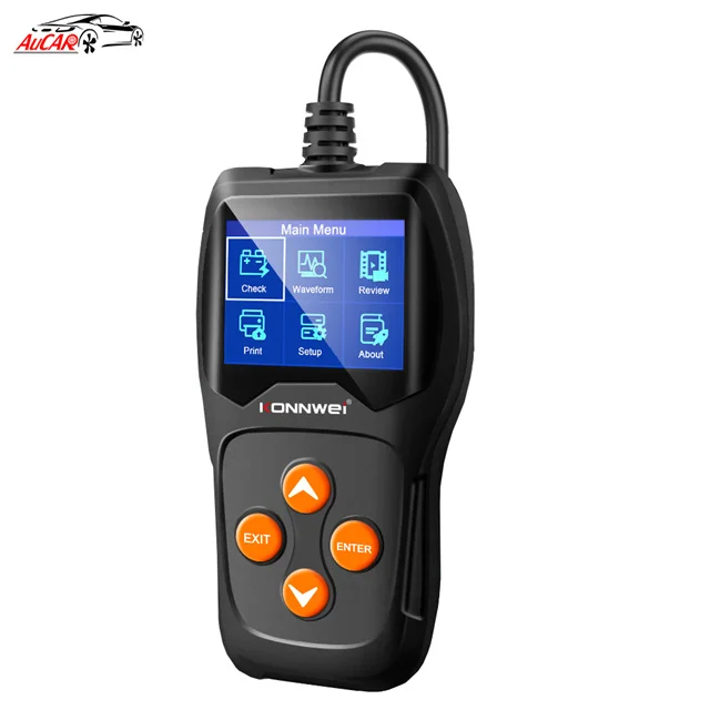 Battery Tools for the Car Quick Cranking Charging Diagnostic Car Battery Tester 12V 100 to 2000CCA 12 Volts For KONNWEI KW600