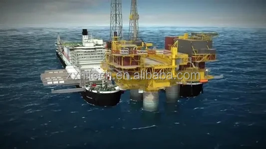 Самая техническая морская нефтяная установка компании ZX, буровая платформа