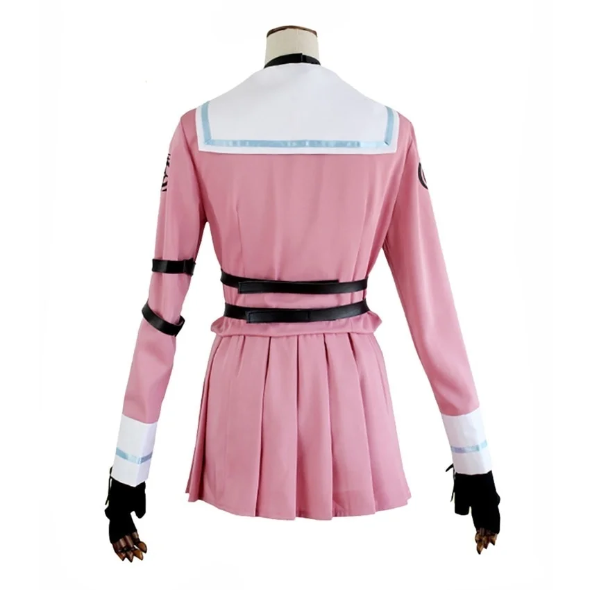 Anime Danganronpa Killing Harmony Iruma Miu Rabbit Halloween Women Cosplay Costume JK School Uniform Sailor Suit