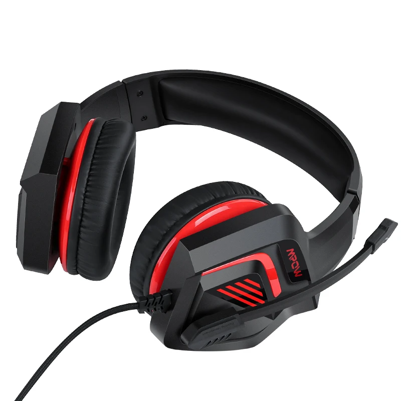Factory OEM Surround Sound Pro Gaming Headset with Noise Cancelling Microphone Detachable Memory Foam Ear Pads