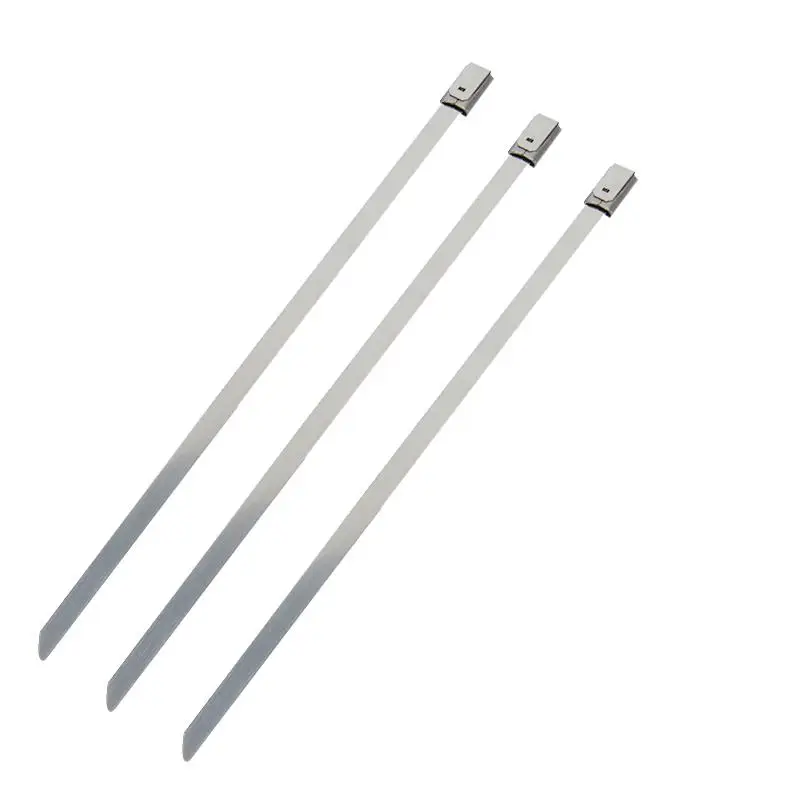 Самоблокирующийся Металлический хомут из нержавеющей стали толщиной 0,25 мм