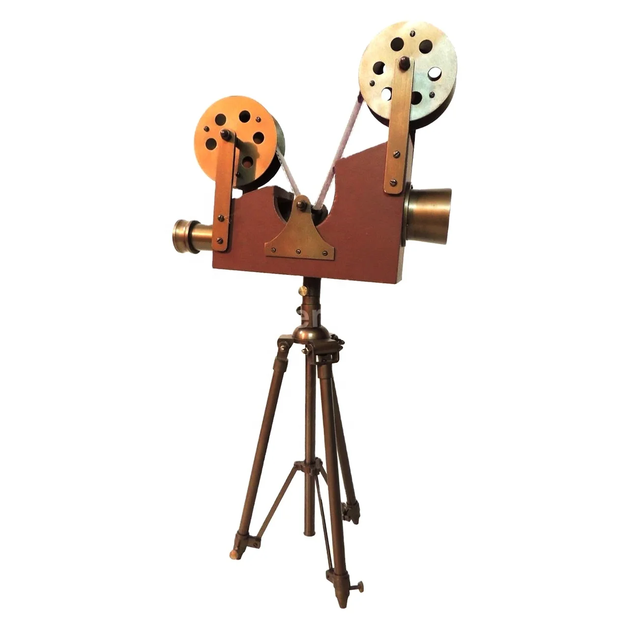 Best Selling Brass Antique Projector With Metal Tripod Customized rare Vintage Camera for decor with stand wholesale Price