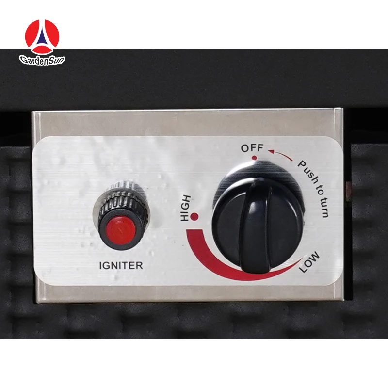 Customized design outdoor gas fire pit table top fire pit table gas patio fire pit table