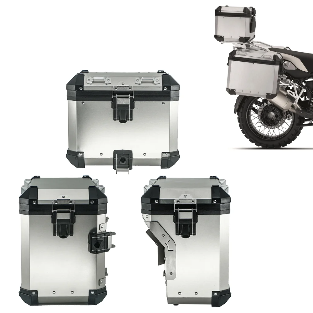 Side Panniers Top Box For BMW R1200GS R1250GS Adventure Adv LC 2014-2022 Tail Saddle Rear Case Box Luggage Bag Saddlebag Trunk