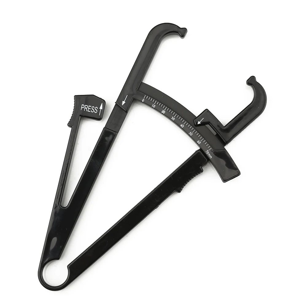 Wintape 70mm Metric Body Fat Caliper ABS and Plastic Material for Accurately Measuring Body Fat for Men and Women