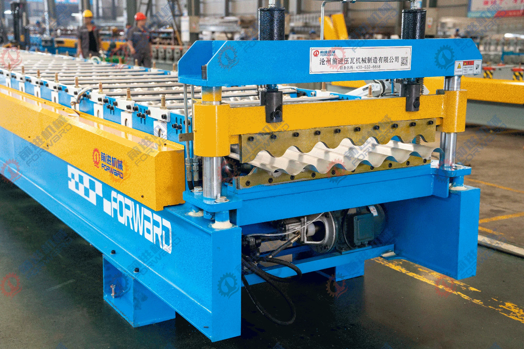 FORWARD High Speed Galvanized Corrugated Roofing Sheet Roll Forming Machine