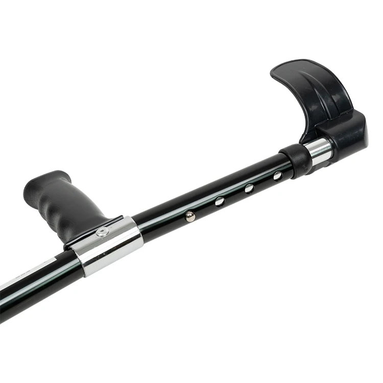 Adjustable axillary crutch medical rubber feet elbow crutches