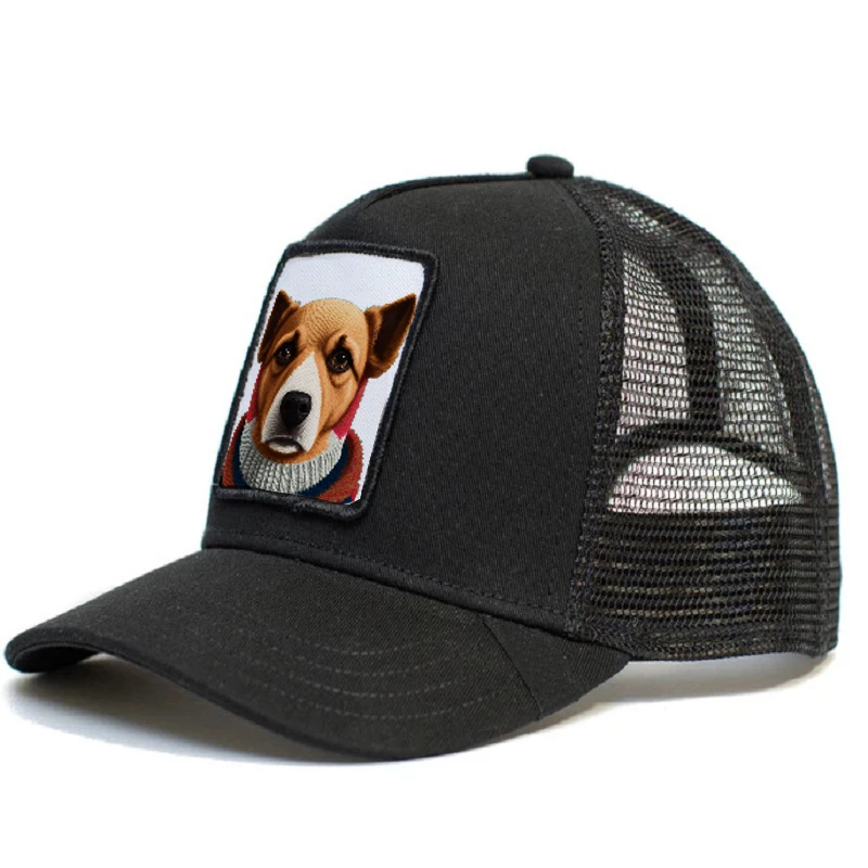 Women Animals Hip Hop high quality 6 panel Trucker Breathable Mesh Casual custom Snapback hat Baseball sport Cap for men man