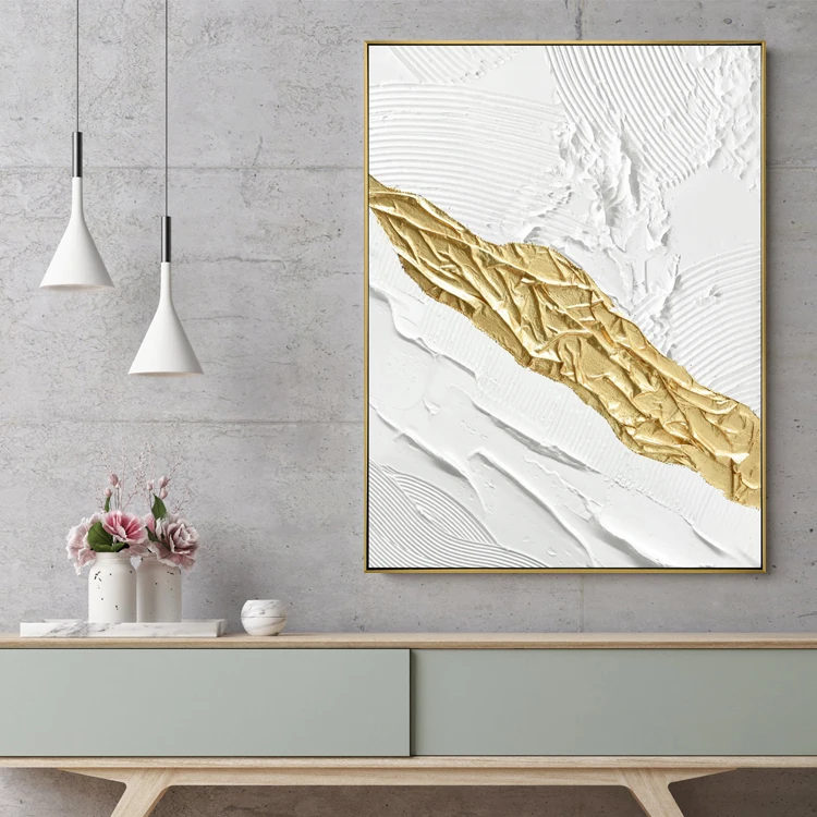 100% Handmade 3D Texture Oil Painting On Canvas For Home Decor Hand Painted Oil Painting Wall Art Decoration