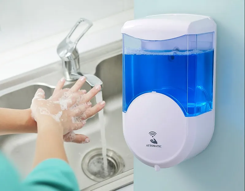 Touchless Automatic Foaming Soap Dispenser, Infrared Motion Sensor Dish Hands-free Auto Soap Dispenser for kitchen bathroom